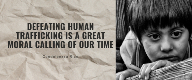 DEFEATING HUMAN TRAFFICKING IS A GREAT NORMAL CALLING OF OUR TIME